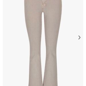 MOTHER The Insider Ankle Fray Chalk It Up Jean